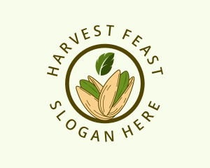 Organic Pistachio Nut logo design