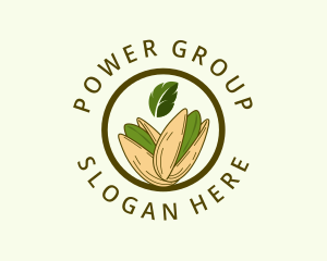 Produce - Organic Pistachio Nut logo design