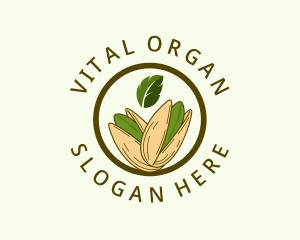 Organic Pistachio Nut logo design