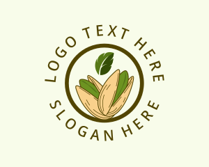 Pine Cone - Organic Pistachio Nut logo design