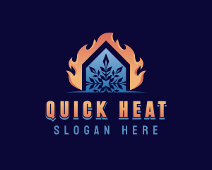 Thermal Heating Cooling logo design