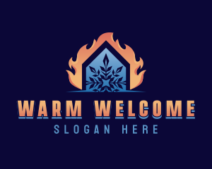 Thermal Heating Cooling logo design