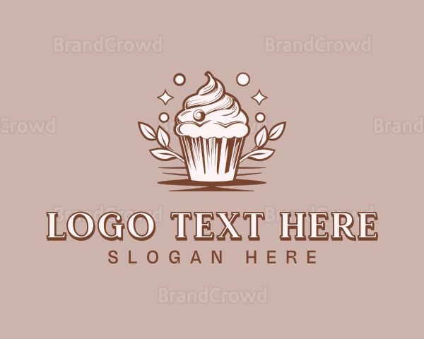 Muffin Cupcake Bakeshop Logo