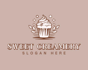 Muffin Cupcake Bakeshop logo design