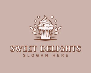 Muffin Cupcake Bakeshop logo design