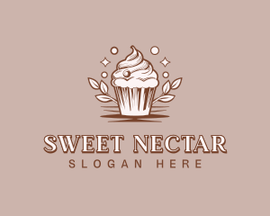 Muffin Cupcake Bakeshop logo design