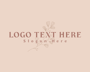 Aesthetic Eco Flower Logo