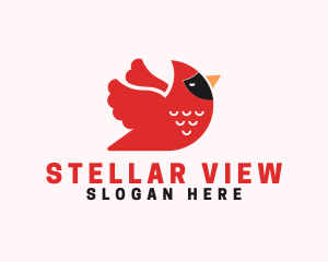 Observatory - Cardinal Bird Observatory logo design