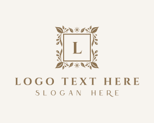 Floral Natural Beauty Logo