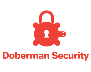 Secure Turtle Lock logo design