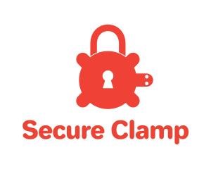 Secure Turtle Lock logo design