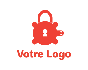 Safety - Secure Turtle Lock logo design