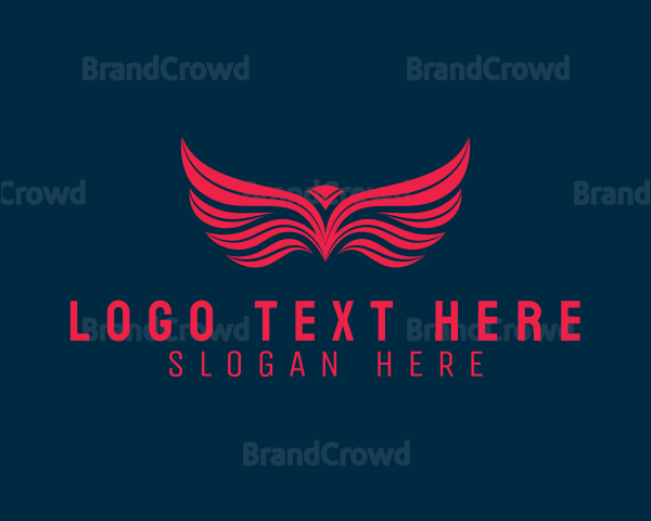 Modern Business Wings Logo