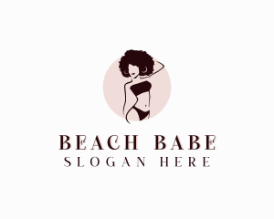 Woman Bikini Body logo design