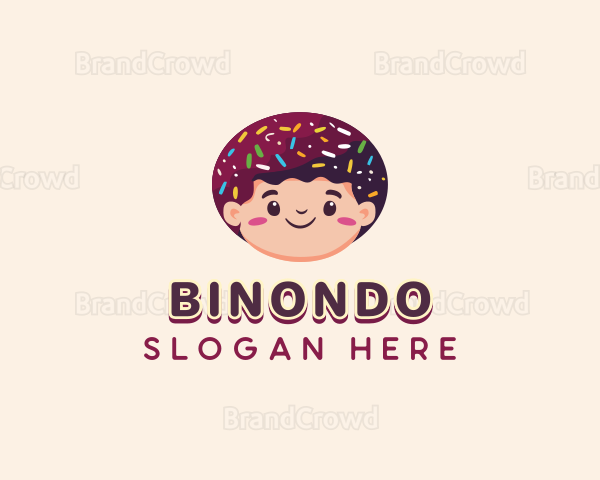 Donut Sprinkle Boy Logo