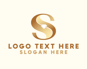 Glam - Luxury Diamond Letter S logo design