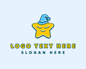 Sleep - Baby Star Lullaby logo design