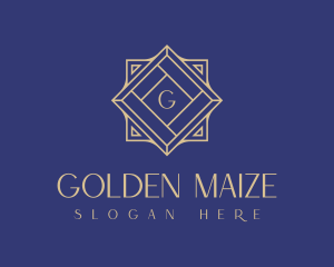 Golden Jewelry Boutique logo design