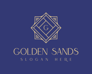 Golden Jewelry Boutique logo design