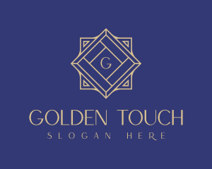 Golden Jewelry Boutique logo design