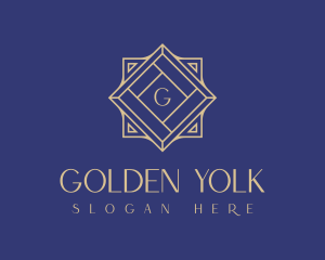 Golden Jewelry Boutique logo design