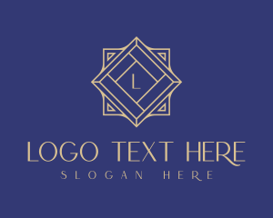 Geometric - Golden Jewelry Boutique logo design