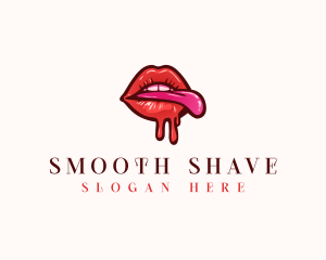 Sexy Smooth Lips logo design