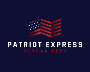 United States America Flag logo design