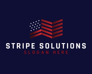 United States America Flag logo design