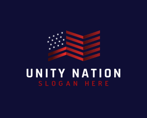 United States America Flag logo design