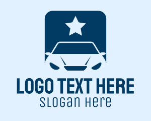 Sedan - Star Car App logo design