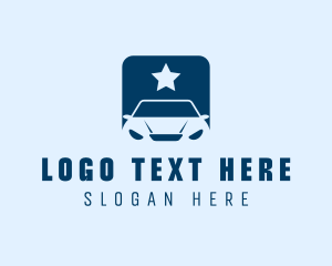 Sedan - Star Car App logo design