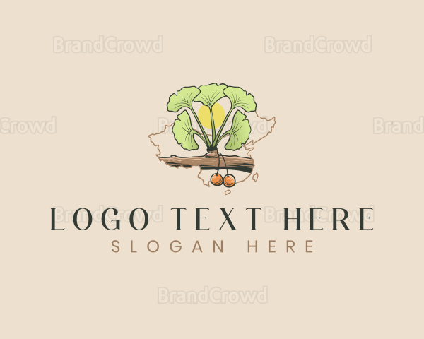 China Gingko Tree Logo