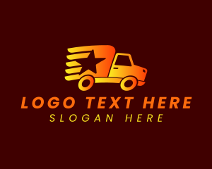 Truck - Star Truck Logistics Forwarding logo design