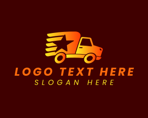 Freight - Star Truck Logistics Forwarding logo design