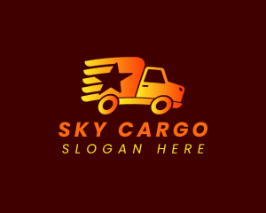 Star Truck Logistics Forwarding logo design