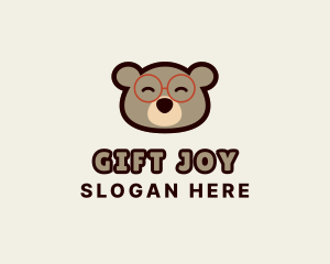 Toy Bear Glasses logo design