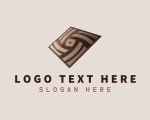 Paver - Brown Tile Pattern logo design