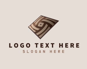Brown Tile Pattern Logo