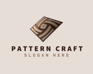 Brown Tile Pattern logo design