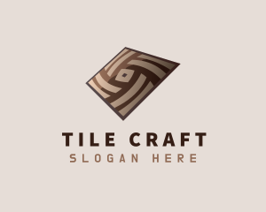 Brown Tile Pattern logo design