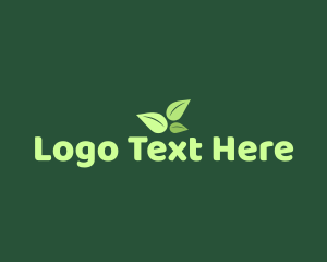 Vegetable - Tea Leaf Eco logo design
