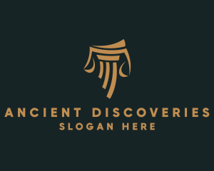 Ancient Greek Column logo design