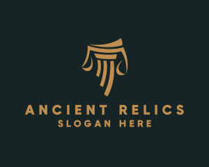 Ancient Greek Column logo design