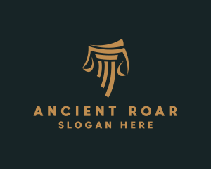 Ancient Greek Column logo design