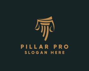 Ancient Greek Column logo design