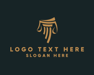 Ancient Greek Column Logo