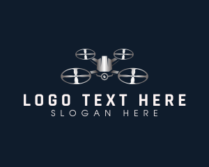 Aircraft - Aerial Videography Drone logo design