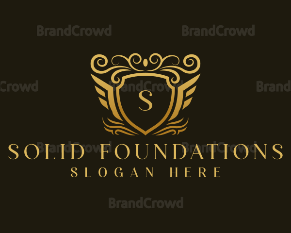 Elegant Luxury Shield Logo