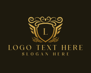 Gold - Elegant Luxury Shield logo design